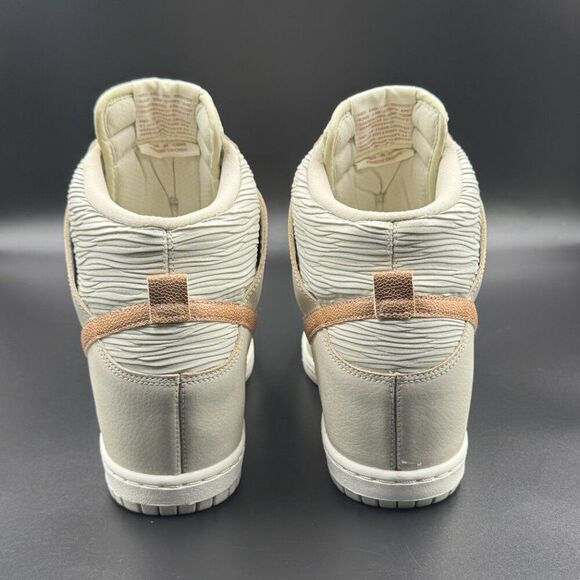 Wmns Nike Dunk Sky High Wedge 'Light Bone Metallic Red Bronze' - Picture 4 of 9